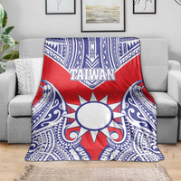Taiwan Blanket Austronesian Tribal Tattoo Red - Polynesian Pride