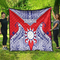 Taiwan Quilt Austronesian Tribal Tattoo Red - Polynesian Pride