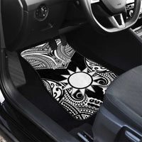 Taiwan Car Mats Austronesian Tribal Tattoo Black - Polynesian Pride