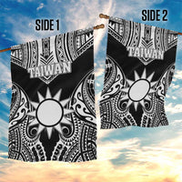 Taiwan Garden Flag Austronesian Tribal Tattoo Black - Polynesian Pride