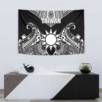 Taiwan Tapestry Austronesian Tribal Tattoo Black - Polynesian Pride