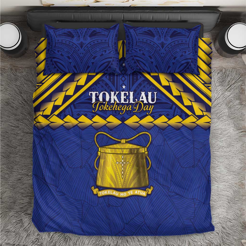 Tokelau Happy Tokehega Day Bedding Set Polynesian Tribal Tattoo