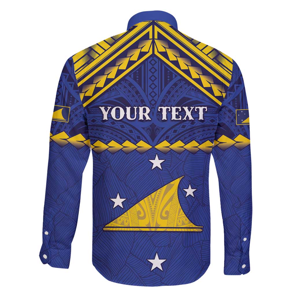 Personalised Tokelau Happy Tokehega Day Family Matching Off Shoulder Maxi Dress and Hawaiian Shirt Polynesian Tribal Tattoo