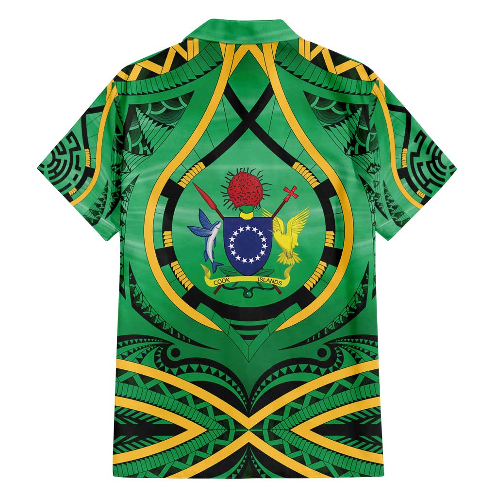 Cook Islands Constitution Day Family Matching Long Sleeve Bodycon Dress and Hawaiian Shirt 60th Anniversary - Polynesian Pride