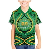 Cook Islands Constitution Day Family Matching Mermaid Dress and Hawaiian Shirt 60th Anniversary - Polynesian Pride