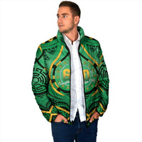 Cook Islands Constitution Day Padded Jacket 60th Anniversary - Polynesian Pride