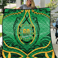 Cook Islands Constitution Day Quilt 60th Anniversary - Polynesian Pride