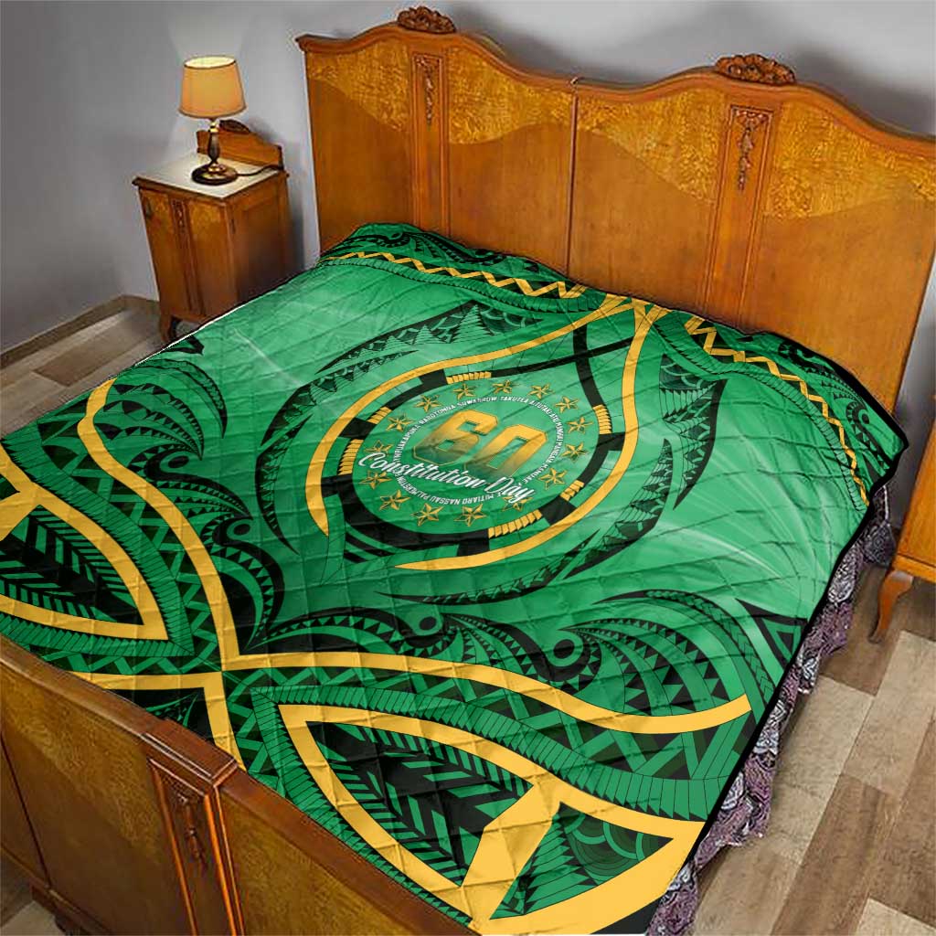 Cook Islands Constitution Day Quilt 60th Anniversary - Polynesian Pride