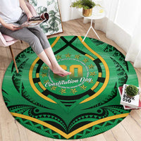 Cook Islands Constitution Day Round Carpet 60th Anniversary - Polynesian Pride