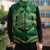 Cook Islands Constitution Day Sleeveless Puffer Jacket 60th Anniversary - Polynesian Pride