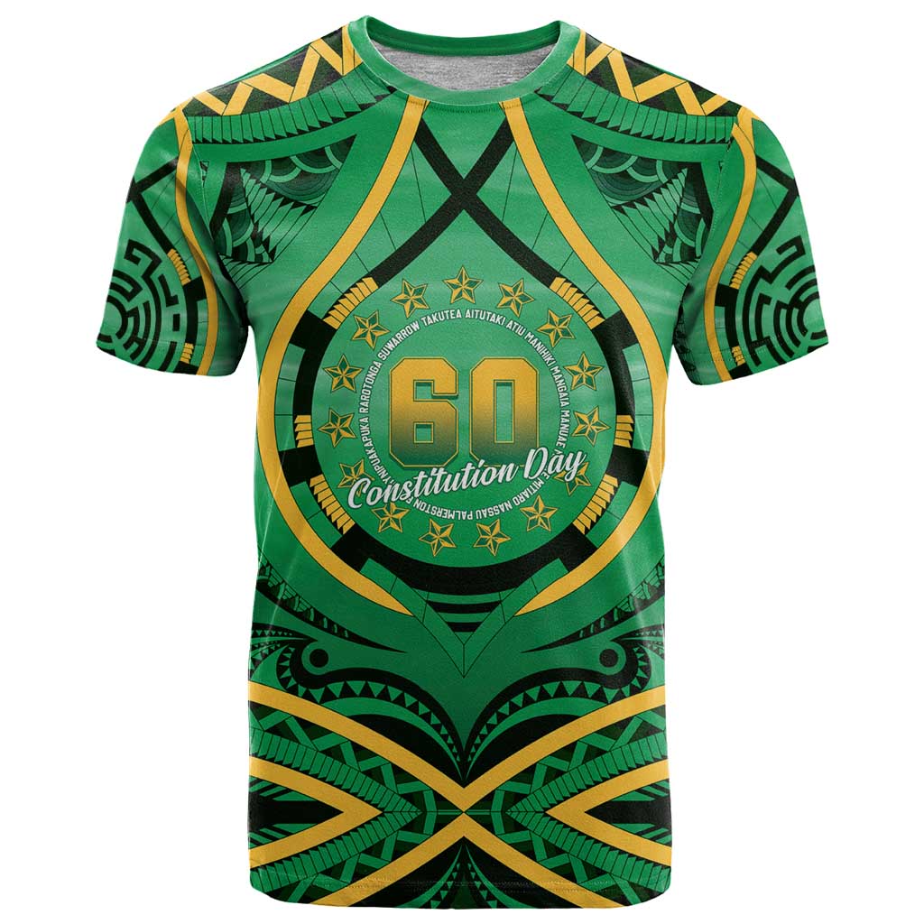 Cook Islands Constitution Day T Shirt 60th Anniversary - Polynesian Pride