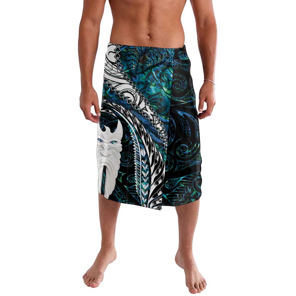 New Zealand Aotearoa Lavalava Maori Hei Rehua Paua Shell Glitter Green LT05 Green - Polynesian Pride