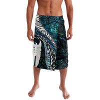 New Zealand Aotearoa Lavalava Maori Hei Rehua Paua Shell Glitter Green LT05 Green - Polynesian Pride