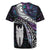 New Zealand Aotearoa Rugby Jersey Maori Hei Rehua Paua Shell Glitter Purple