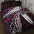 New Zealand Aotearoa Quilt Bed Set Maori Hei Rehua Paua Shell Glitter Pink