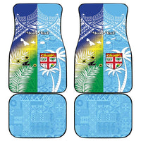 Happy Malampa Fiji Day Car Mats Half Mix Style LT05 - Polynesian Pride