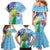 Personalised Happy Malampa Fiji Day Family Matching Mermaid Dress and Hawaiian Shirt Half Mix Style