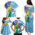 Personalised Happy Malampa Fiji Day Family Matching Puletasi and Hawaiian Shirt Half Mix Style