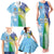 Personalised Happy Malampa Fiji Day Family Matching Tank Maxi Dress and Hawaiian Shirt Half Mix Style