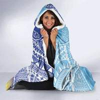 Happy Malampa Fiji Day Hooded Blanket Half Mix Style LT05 - Polynesian Pride