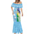 Personalised Happy Malampa Fiji Day Mermaid Dress Half Mix Style