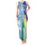 Personalised Happy Malampa Fiji Day Tank Maxi Dress Half Mix Style