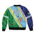 Love Malampa Fiji Day Bomber Jacket Together We Grow