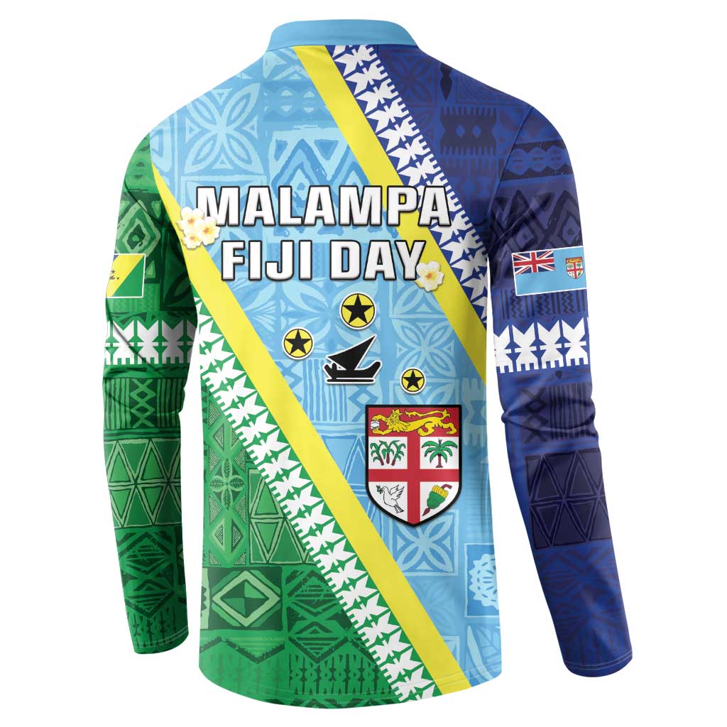 Love Malampa Fiji Day Button Sweatshirt Together We Grow LT05 - Polynesian Pride