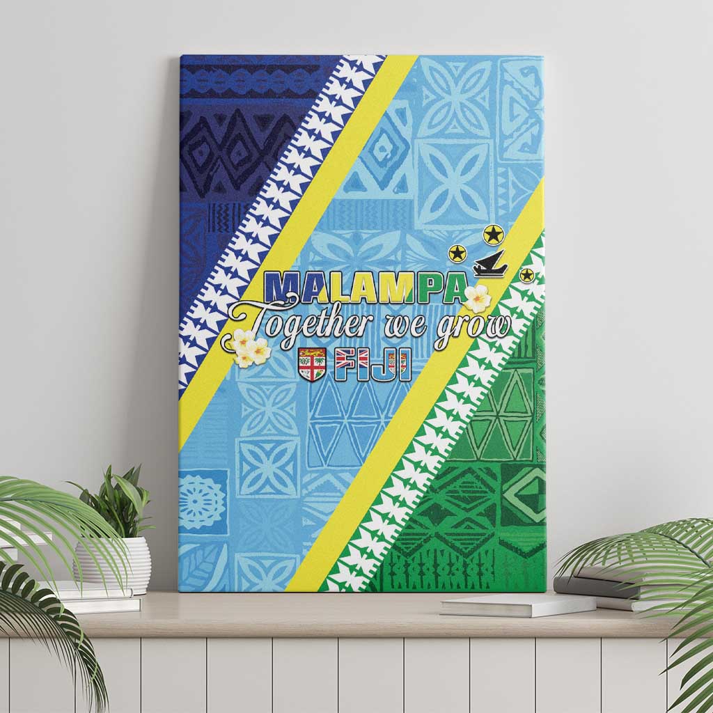 Love Malampa Fiji Day Canvas Wall Art Together We Grow LT05 - Polynesian Pride