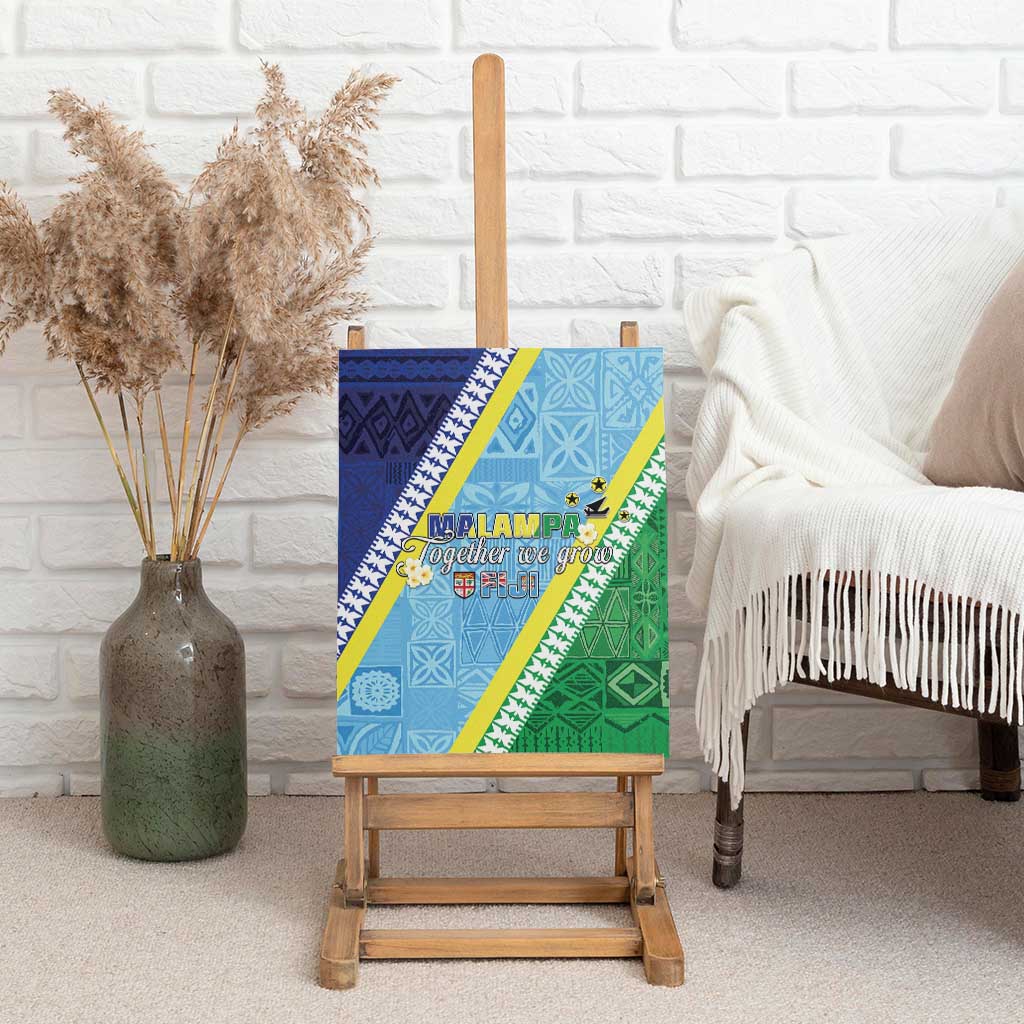 Love Malampa Fiji Day Canvas Wall Art Together We Grow LT05 - Polynesian Pride
