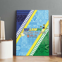 Love Malampa Fiji Day Canvas Wall Art Together We Grow LT05 - Polynesian Pride