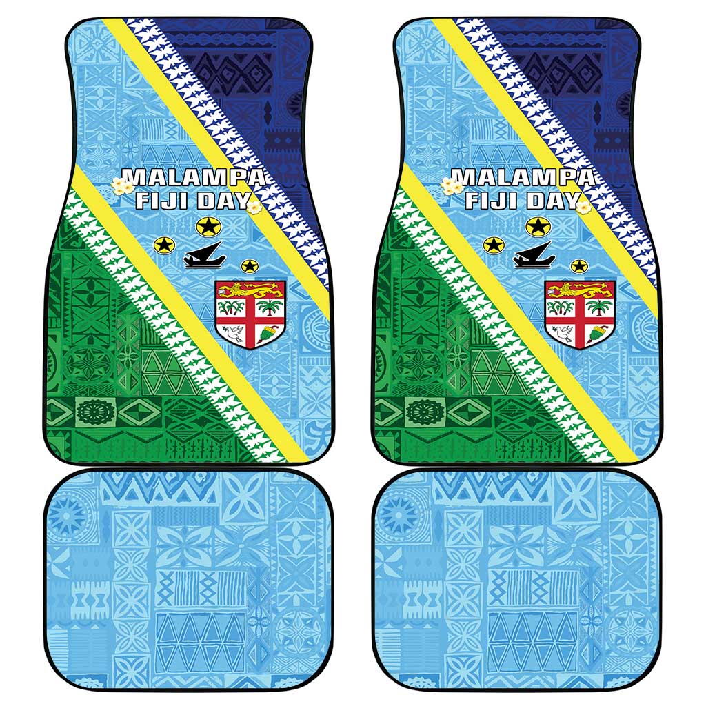 Love Malampa Fiji Day Car Mats Together We Grow LT05 - Polynesian Pride