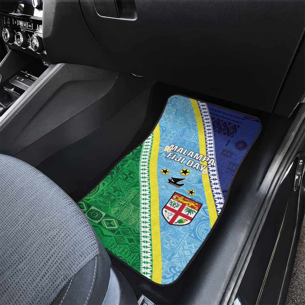 Love Malampa Fiji Day Car Mats Together We Grow LT05 - Polynesian Pride