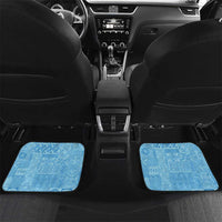 Love Malampa Fiji Day Car Mats Together We Grow LT05 Set 2pcs - Back Blue - Polynesian Pride