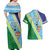 Love Malampa Fiji Day Couples Matching Off Shoulder Maxi Dress and Hawaiian Shirt Together We Grow