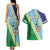 Love Malampa Fiji Day Couples Matching Tank Maxi Dress and Hawaiian Shirt Together We Grow