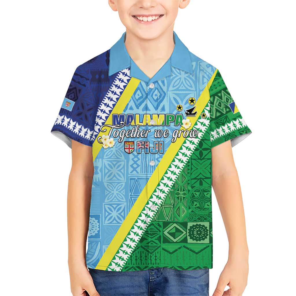 Love Malampa Fiji Day Kid Hawaiian Shirt Together We Grow