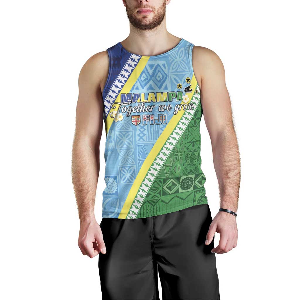 Love Malampa Fiji Day Men Tank Top Together We Grow LT05 - Polynesian Pride