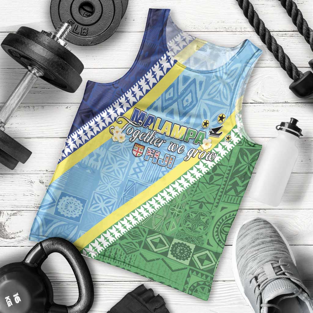 Love Malampa Fiji Day Men Tank Top Together We Grow LT05 - Polynesian Pride