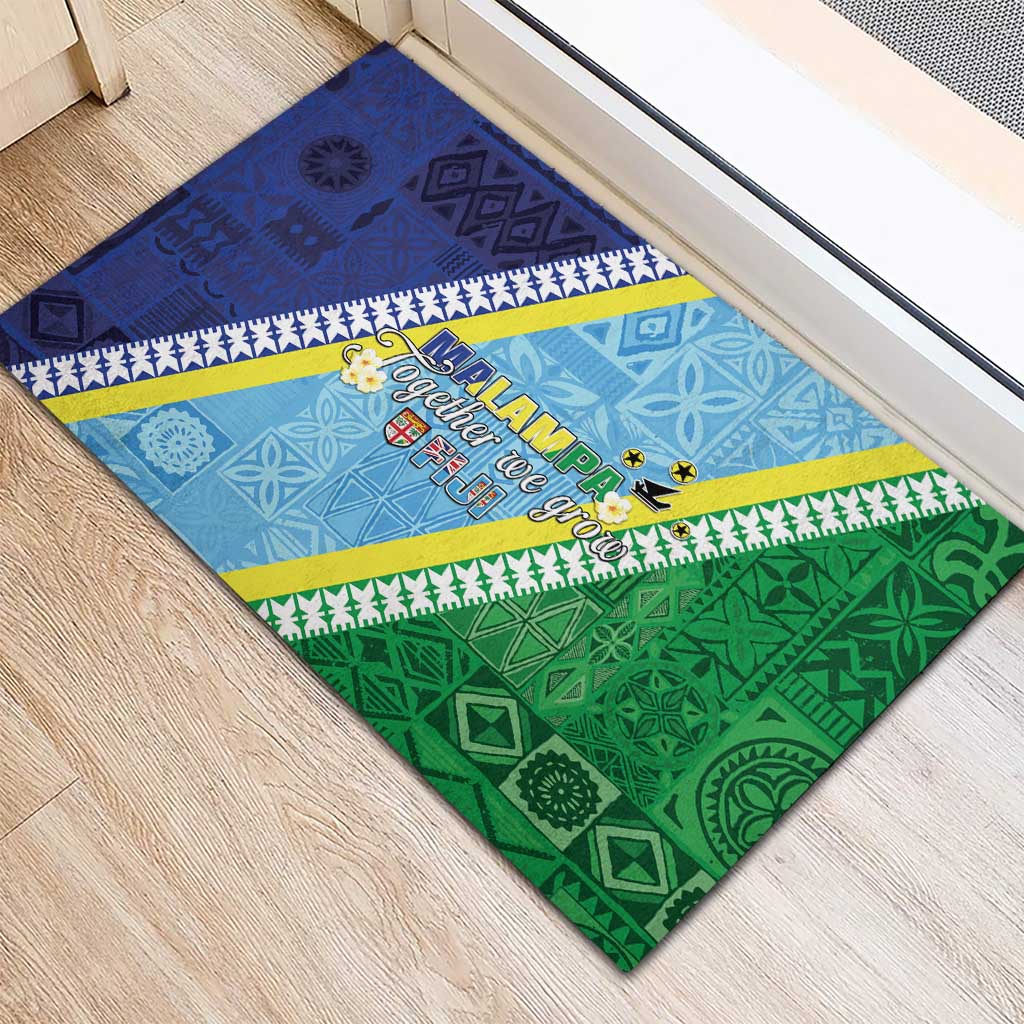 Love Malampa Fiji Day Rubber Doormat Together We Grow LT05 - Polynesian Pride