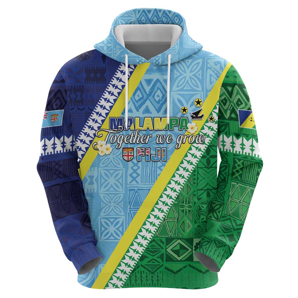 Love Malampa Fiji Day Zip Hoodie Together We Grow