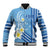 Personalised Federated States of Micronesia Baseball Jacket Happy 38th Independence Anniversary