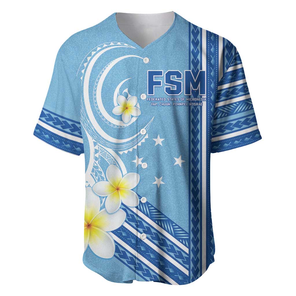 Personalised Federated States of Micronesia Baseball Jersey Happy 38th Independence Anniversary