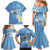 Personalised Federated States of Micronesia Family Matching Mermaid Dress and Hawaiian Shirt Happy 38th Independence Anniversary