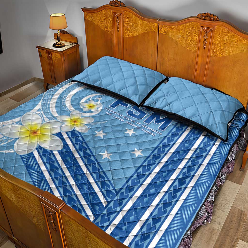 Federated States of Micronesia Quilt Bed Set Happy 38th Independence Anniversary