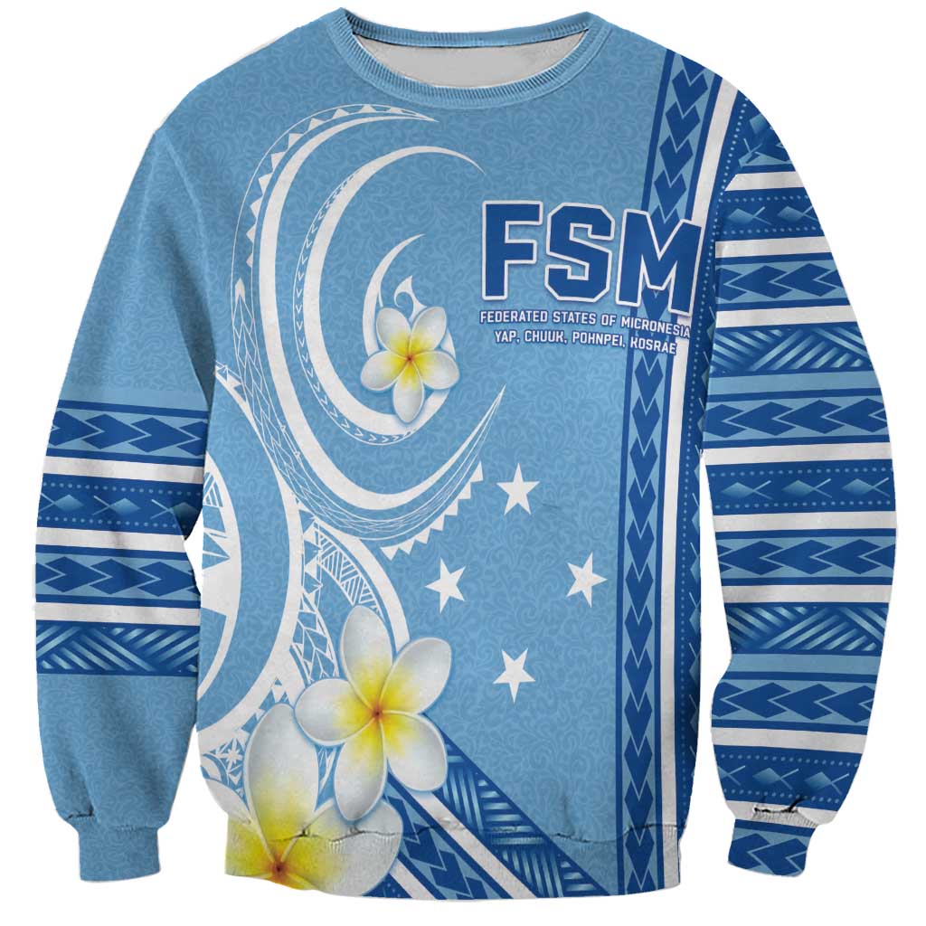 Personalised Federated States of Micronesia Sweatshirt Happy 38th Independence Anniversary