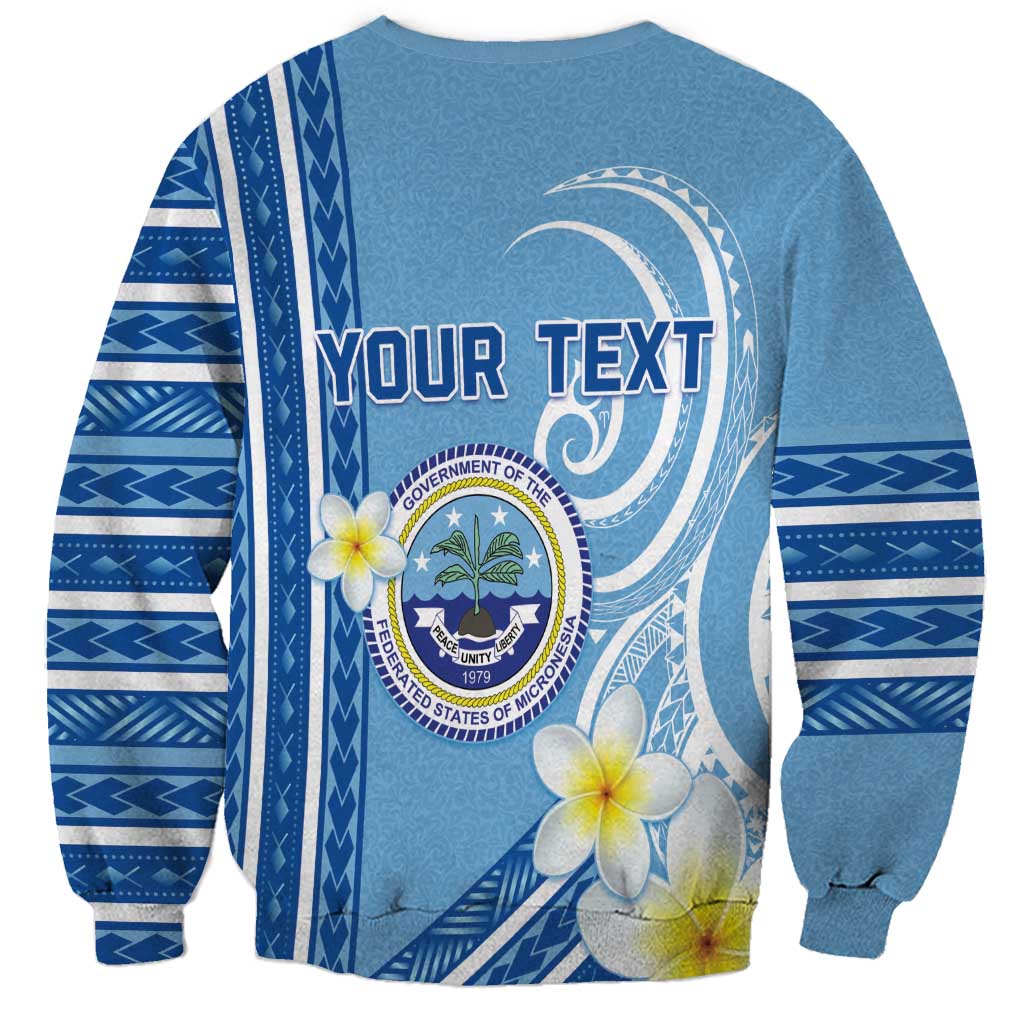 Personalised Federated States of Micronesia Sweatshirt Happy 38th Independence Anniversary