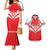 Custom Tonga Mate Maa Rugby Couples Matching Mermaid Dress and Hawaiian Shirt Go Champions