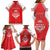 Custom Tonga Mate Maa Rugby Family Matching Long Sleeve Bodycon Dress and Hawaiian Shirt Go Champions