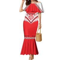 Custom Tonga Mate Maa Rugby Family Matching Mermaid Dress and Hawaiian Shirt Go Champions